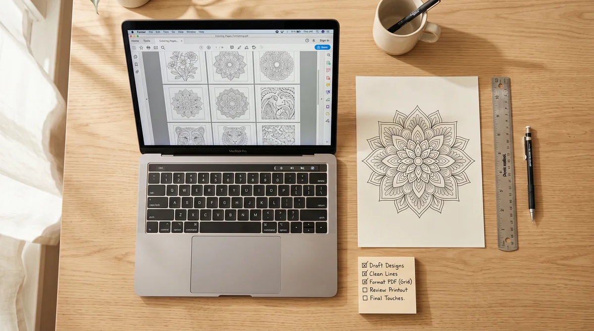 Step-by-Step Guide: Formatting Coloring Books for Etsy