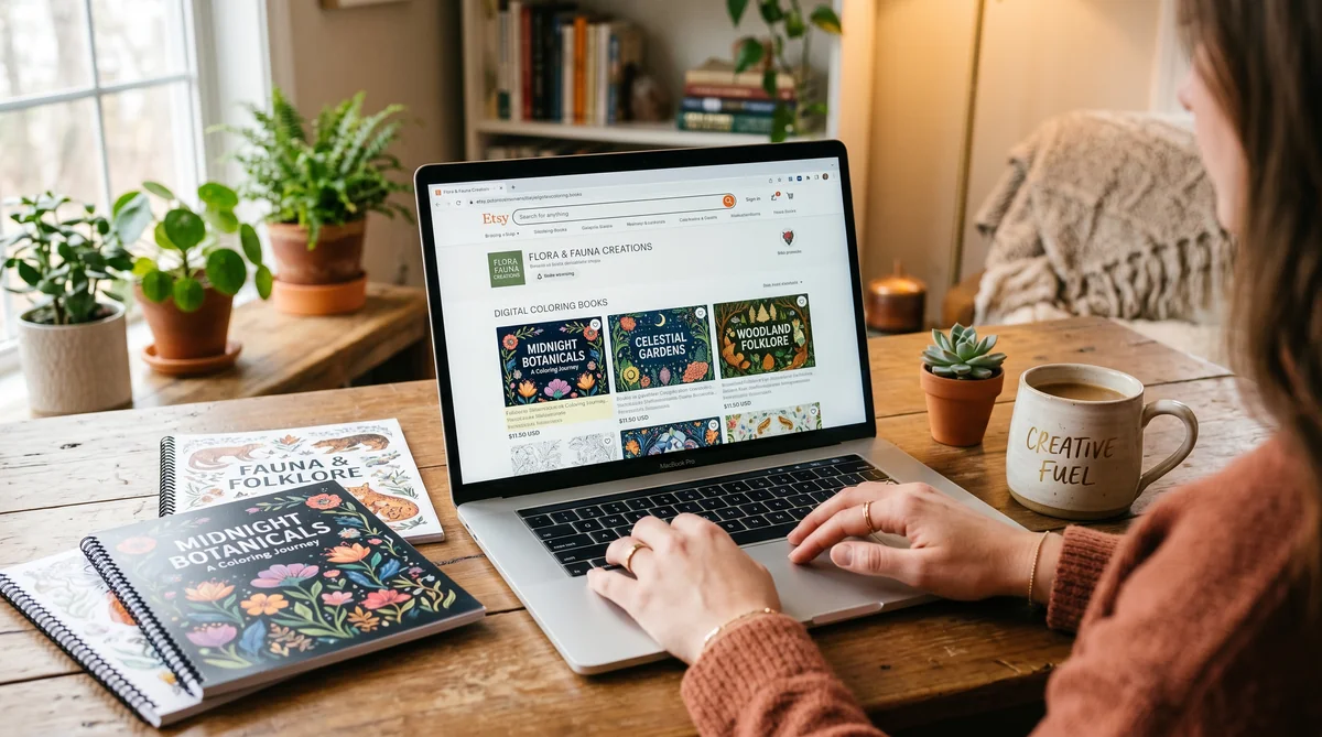 How to Sell Coloring Books on Etsy (with the Help of AI Prompts)