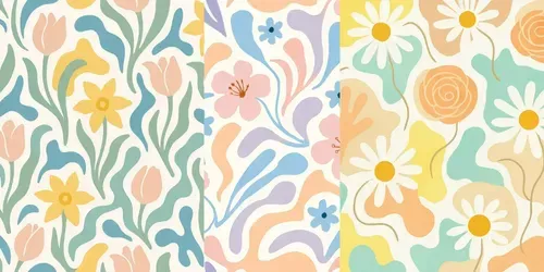 Modern Spring Botanicals Patterns