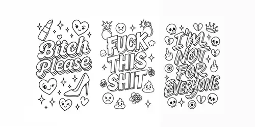 Adult Coloring — Niche Themes