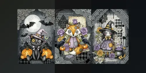 Haunted Patchwork Doll Junk Journals
