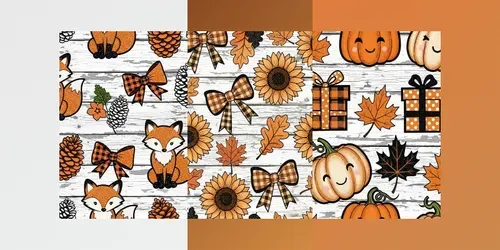 Cottagecore Cozy Autumn Seamless Patterns