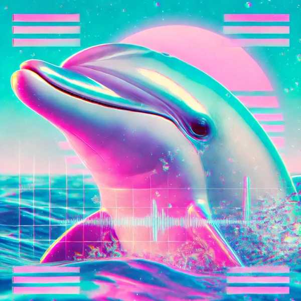 Vaporwave Glitch Aesthetics DALL-E 3 Prompt