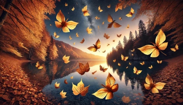 Surreal Autumn Dreamscape Panoramas DALL-E 3 Prompt