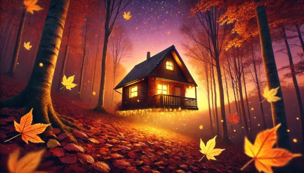 Surreal Autumn Dreamscape Panoramas DALL-E 3 Prompt